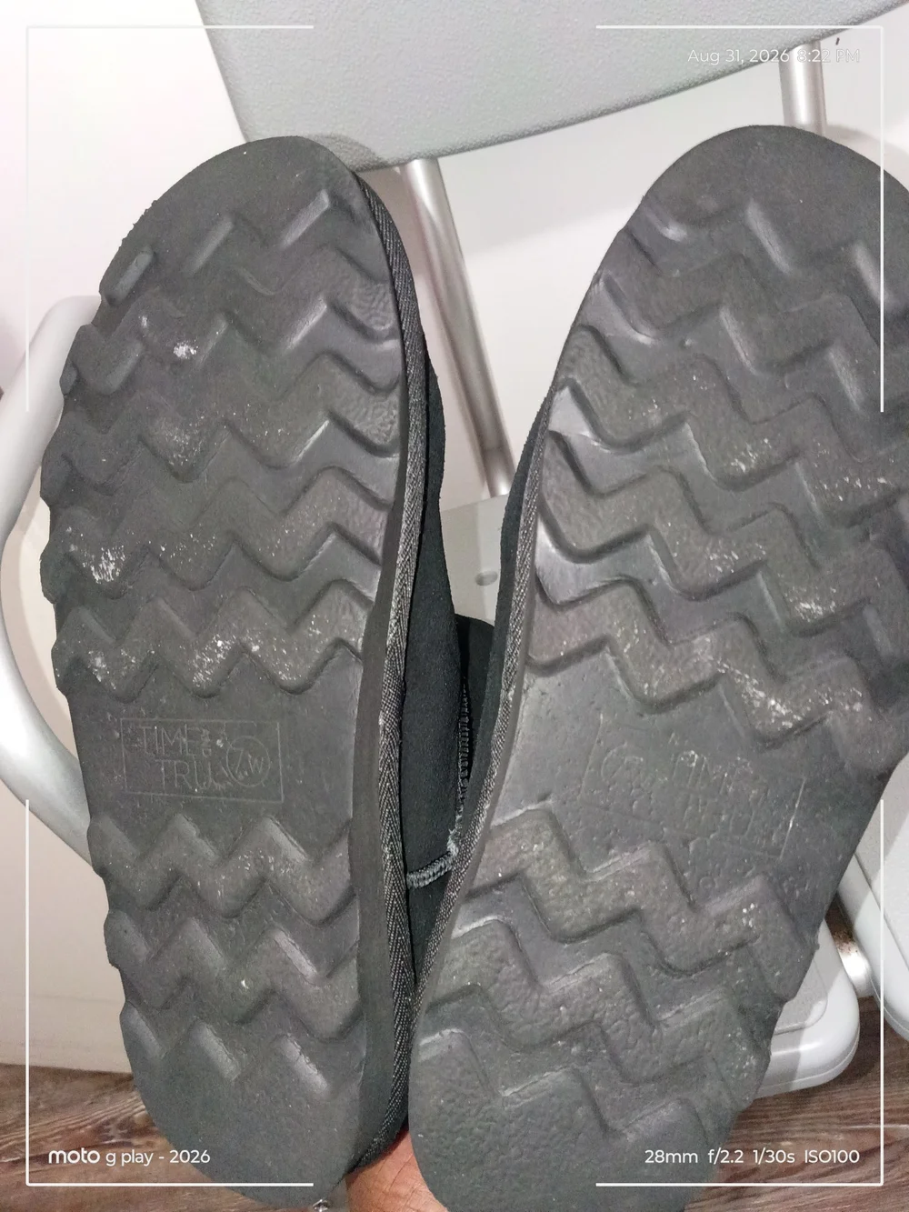 Time and Tru Black Fleece-Lined Winter Boots
